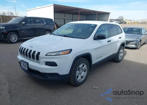 2016 Jeep Cherokee Sport z USA, uszkodzony, nr VIN 1C4PJMAB4GW313885